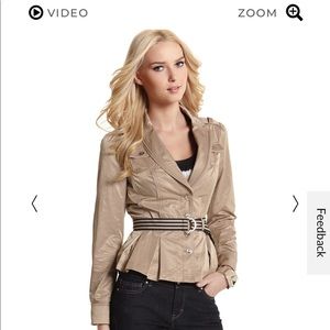 White House Black Market Peplum jacket